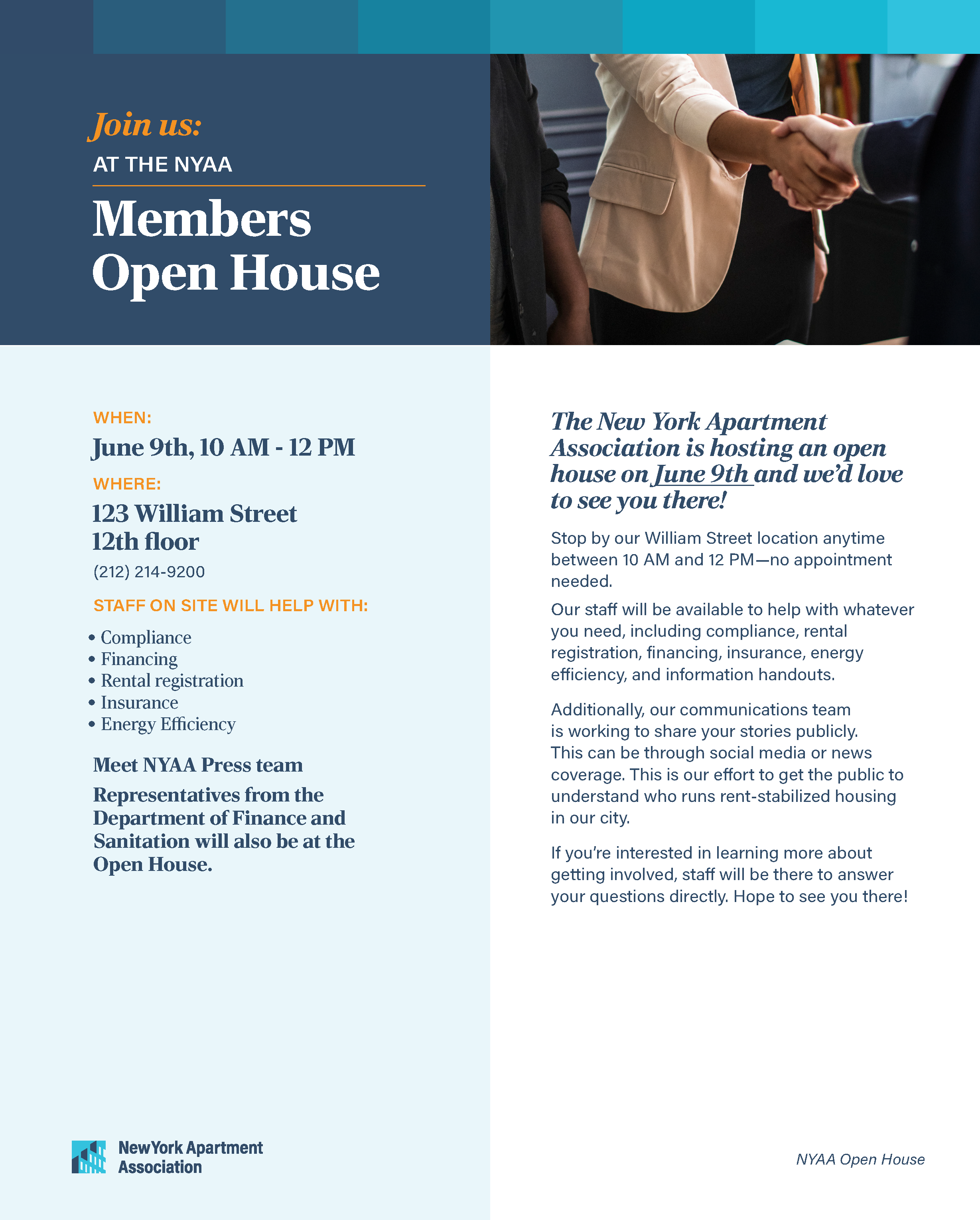 Invite - Member OPEN HOUSE